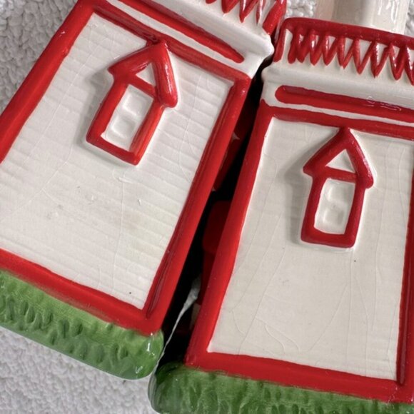 Vintage Ceramicic Lighthousees Salt & Pepper Shakers St. Anthony NL - Picture 5 of 9